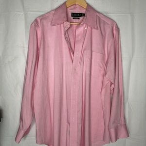 Lauren Ralph Lauren Pink Dress Shirt with Relaxed Fit